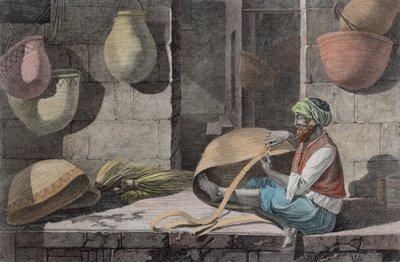 The Basket Maker, from Volume II Arts and Trades of 
